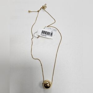 NWT Jenny Bird Gold-Tone Aurora Imitation Pearl Pendant Necklace